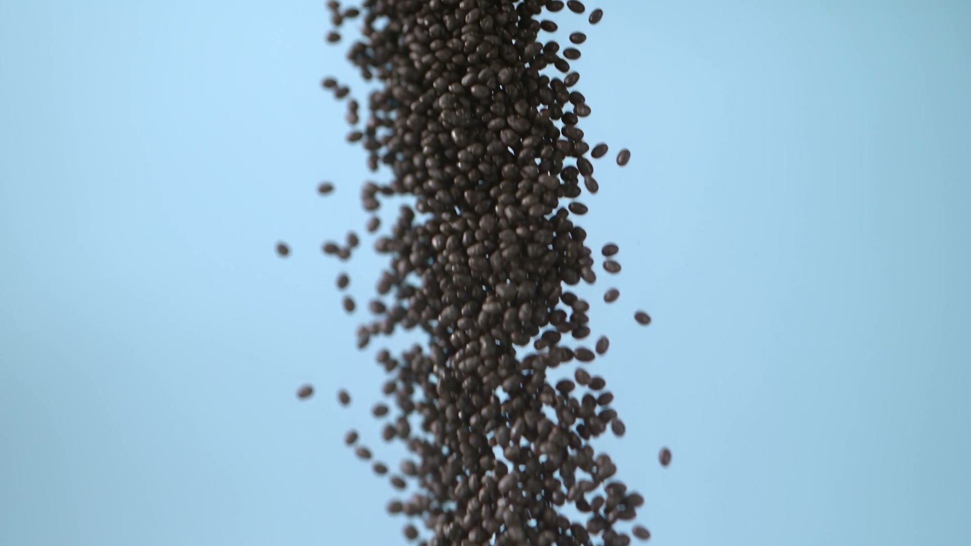 Close-up concept image of dry whole chia seeds